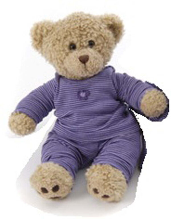 Dukketøj pyjamas sæt fra Smallstuff i lilla