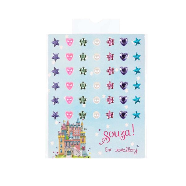 Souza klistermærker som øreringe ballet