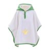Badeponcho til børn med frø-design