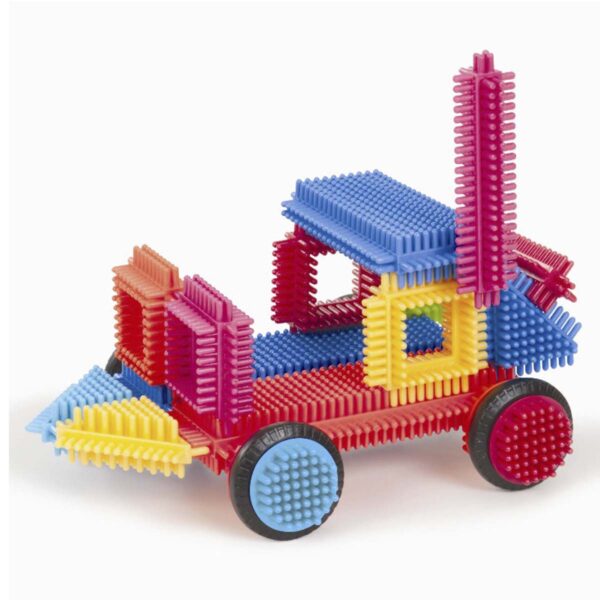 Bristle Blocks æske 36 farverige klodser