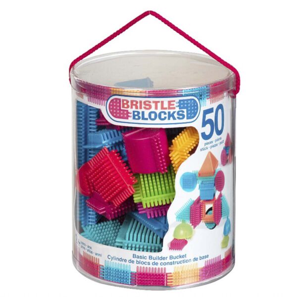 Bristle Blocks spand med 50 farverige klodser