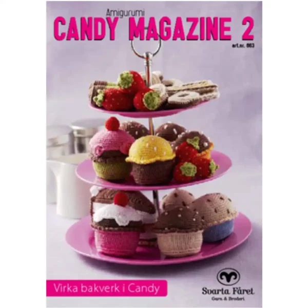 Hækleopskrift Candy Magazine 2 – Hækleopskrifter til muffins og kager