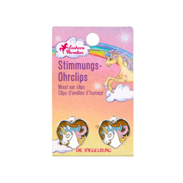 Børne clips øreringe Hjerte heste fra Spiegelburg