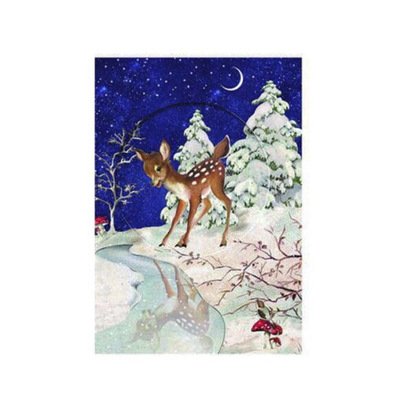 Coppenrath Julekalender Julekort Vinter bambi