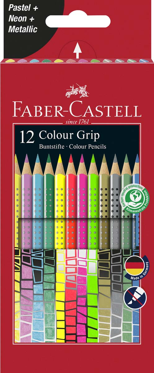 Faber-Castell Colour Grip Akvarel 12 stk