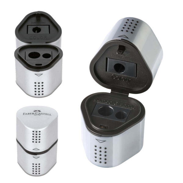 Faber-Castell Blyantspidser trio Grå
