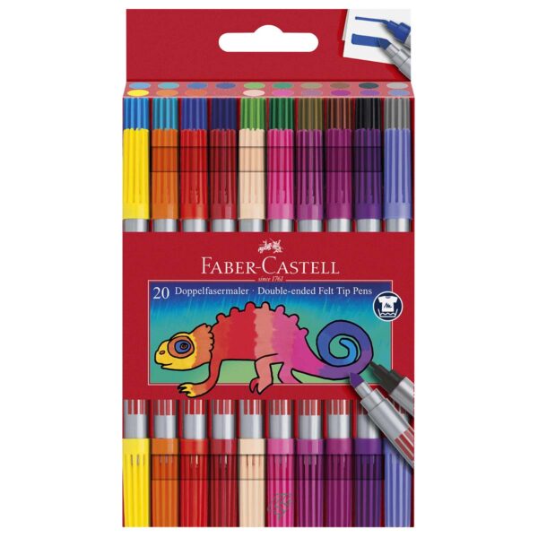 Faber-Castell Dobbelt Tusser til Børn 20 stk.