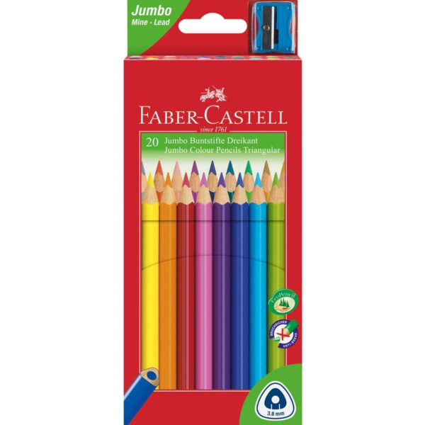 Faber-Castell Jumbo Grip 20 stk