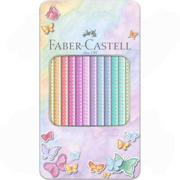 Faber-Castell Sparkle pastel farveblyanter 12 stk.
