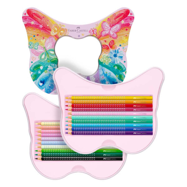 Faber-Castell Sparkle farveblyanter 20 stk i tinæske