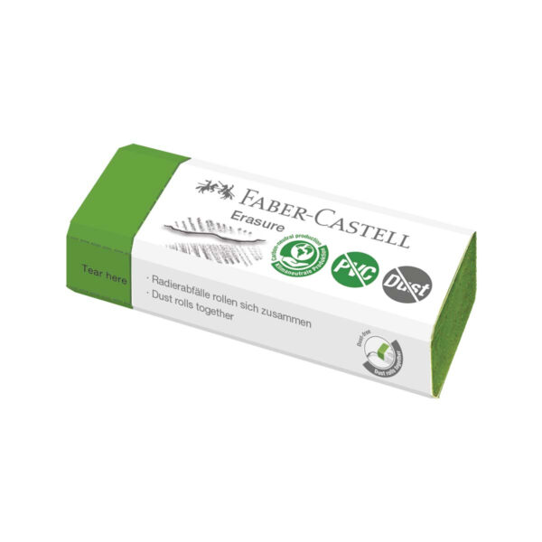 Faber-Castell PVC-fri og Støvfri Viskelæder Grøn