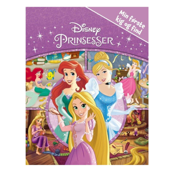 Min første kig og find bog med Disney Prinsesser – rolig opdagelse i et magisk univers for børn fra ca. 2 år