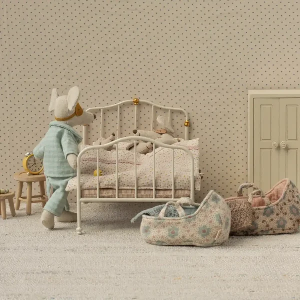 Maileg seng til mus vintage off white