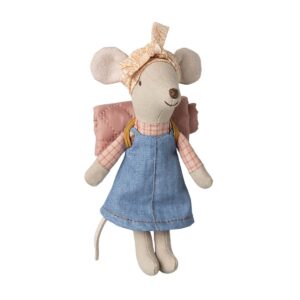 Maileg storesøster Vandremus med sovepose