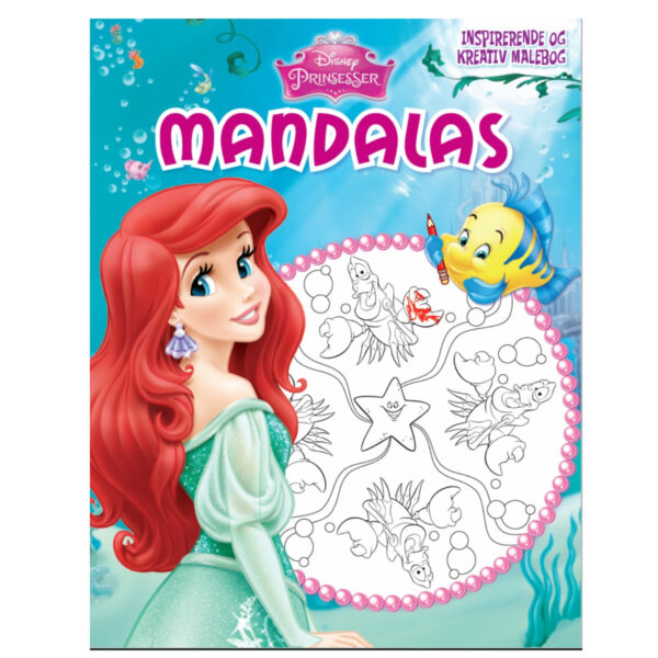 Disney Mandala Malebog Ariel til børn