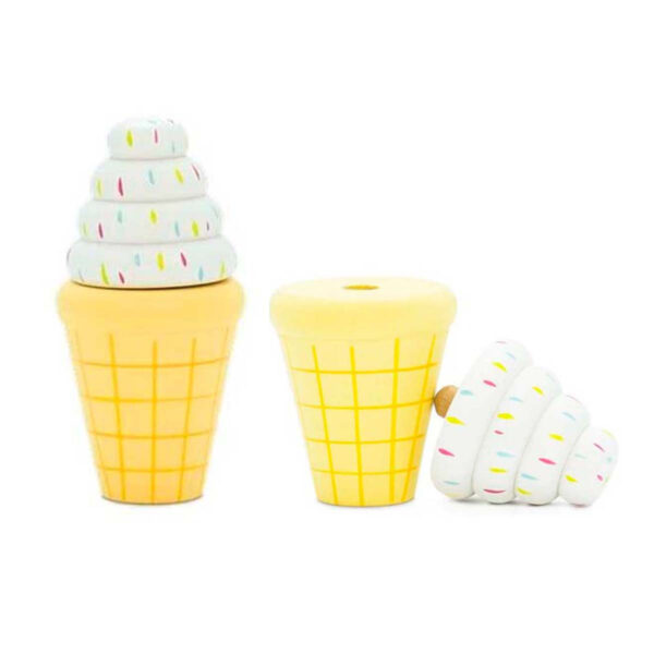 MaMaMeMo - Legemad - Vaffelis - Softice med krymmel