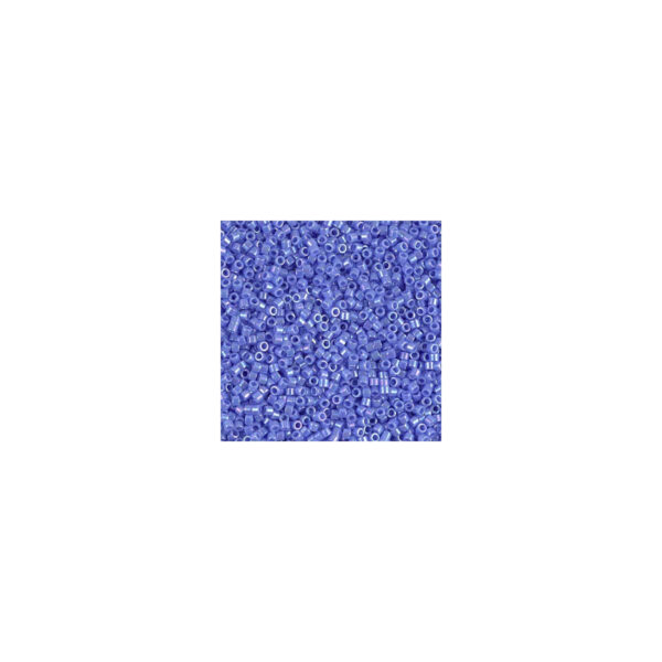 Miyuki Delica 11/0 smykkeperler Opaque AB Blue Violet