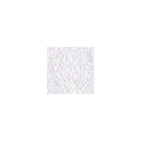 Miyuki Delica 11/0 smykkeperler Opaque White