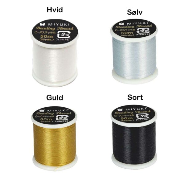 Miyuki perletråd – stærk og slidstærk tråd i topkvalitet
