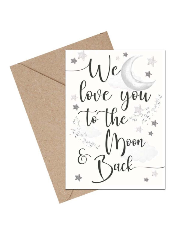 Lykønskningskort We love you