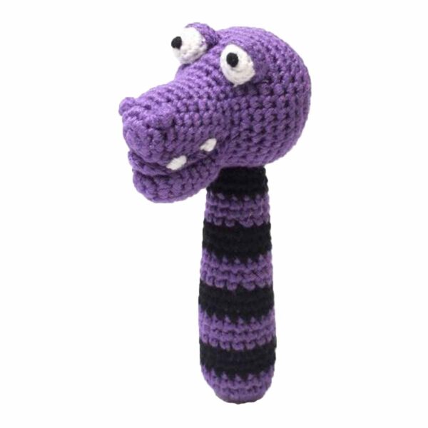 Krokodille rangle i lilla fra NatureZoo