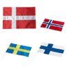 Dannebrog stutflag fra Nordahl Andersen