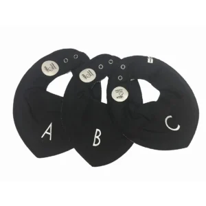 Pippi bandana savlesmæk med stort forbogstav – enkelt, stilrent og personligt