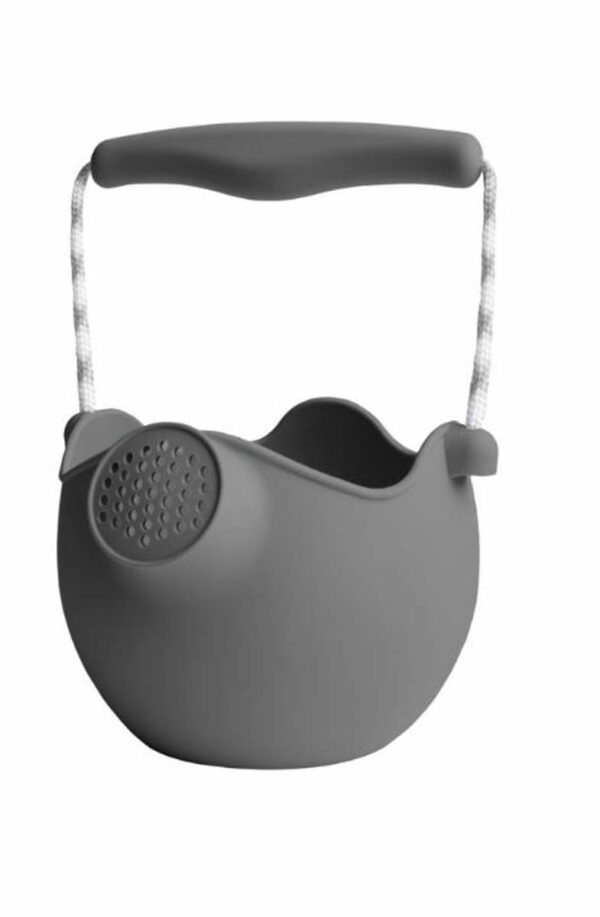 Sandlegetøj vandkande antracit grå fra Scrunch