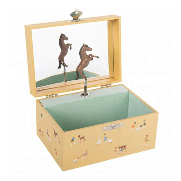 Smykkeskrin med musik til børn “Gyldne Markdrømme” fra Trousselier