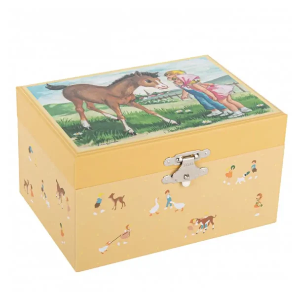 Smykkeskrin med musik til børn “Gyldne Markdrømme” fra Trousselier