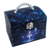 Smykkeskrin med musik til børn dansende ballerina i midnatsblå