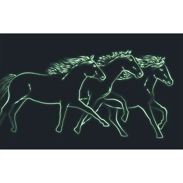 Smykkeskrin med musik til børn løbende heste fra Trousselier