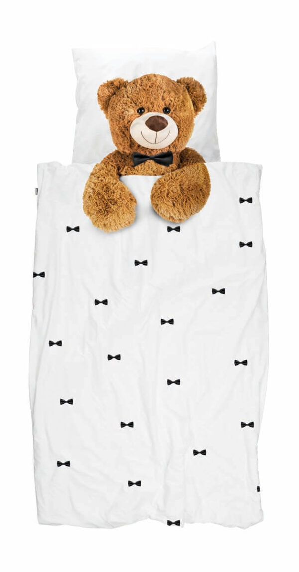 Junior Sengetøj 100% Bomuld Teddy fra Snurk