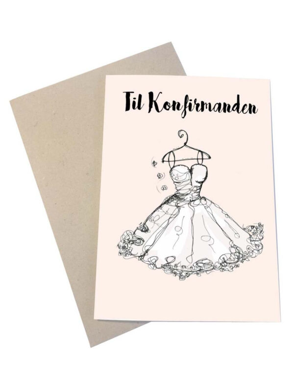 Lykønskningskort Til Konfirmanden Pige