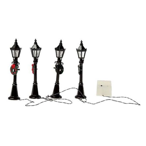 Tilbehør til Nissedør Gadelygter 4 stk. med LED