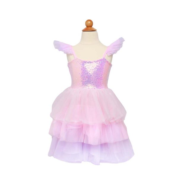 Lyserød ombre prinsessekjole