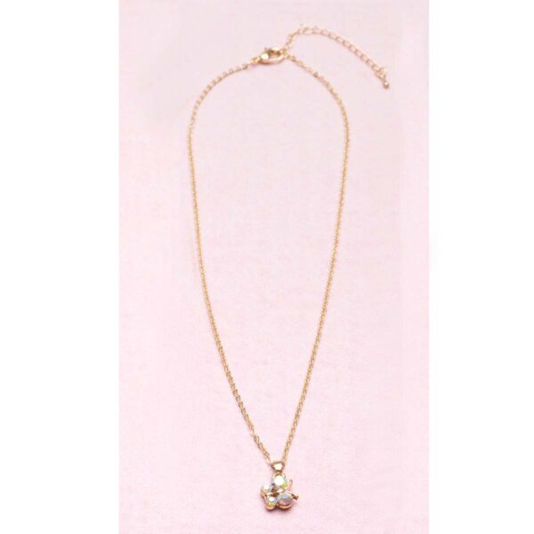 Great Pretenders børnehalskæde diamant sommerfugl lilla