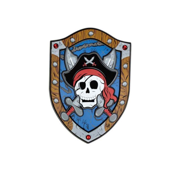 Great Pretenders piratskjold til børn Kaptajn Klo