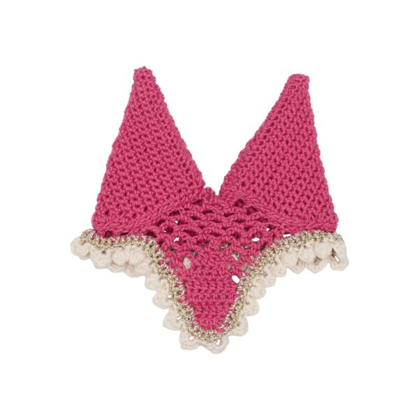 Kæpheste hæklet hut raspberry pink