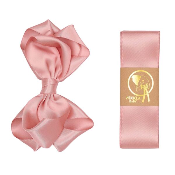 Dåbsbånd med sløjfe silke Sweet Nectar