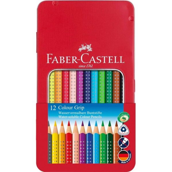 Faber-Castell Colour Grip Akvarel 12 stk