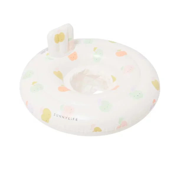 SunnyLife babybadering apple sorbet med sæde - æble sorbet
