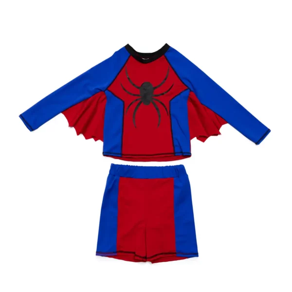 Badetøj badeshorts med badebluse til børn Spiderman