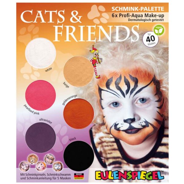 Ansigtsmaling til børn Katte og venner