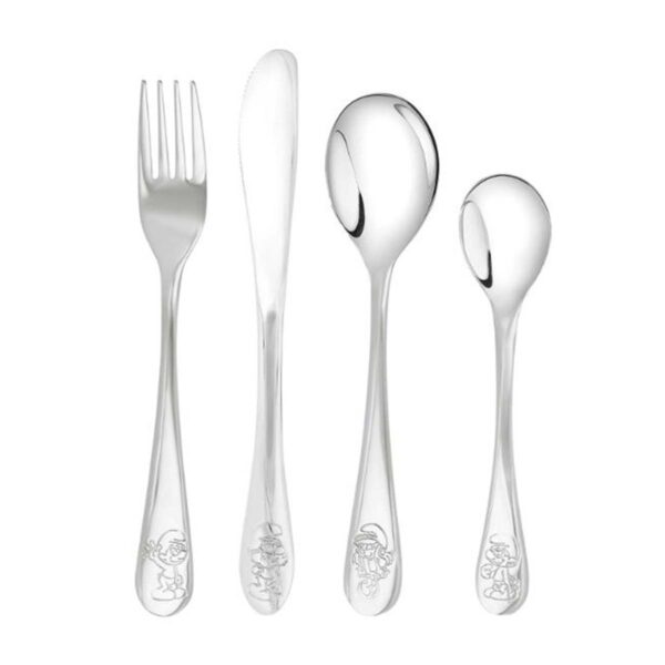 Børnebestik Smølfer fra Nordahl Andersen