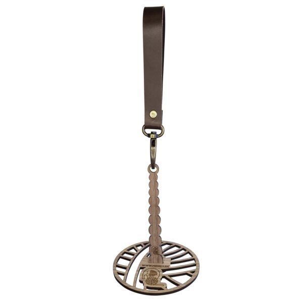 Garnholder i træ to go Valnød