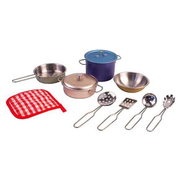 Magni grydesæt metal i flotte farver