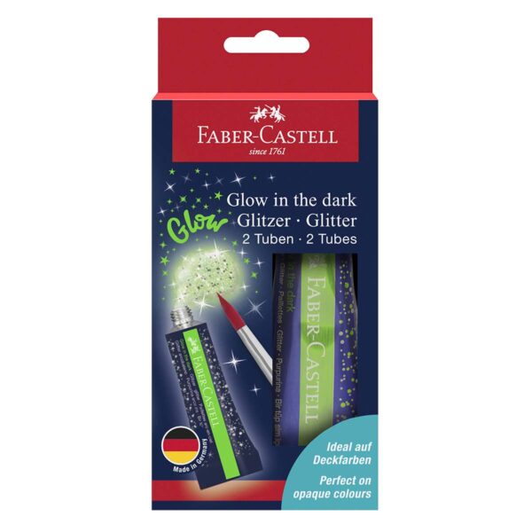Faber castell glow in the dark glitter