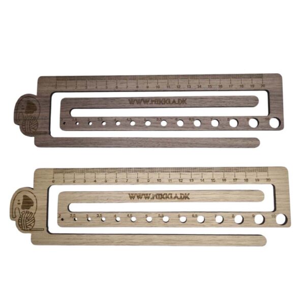 Opskriftsholder med Pindmåler og Lineal i Træ