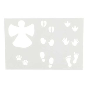 Tilbehør til nissedør nisse fodspor skabelon